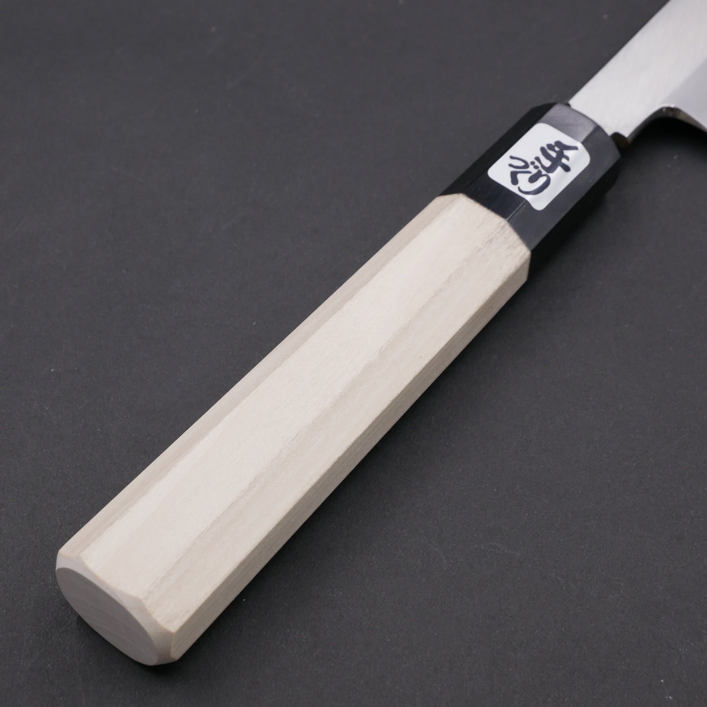 銀三鋼 上仕上 切付柳刃 朴八角柄