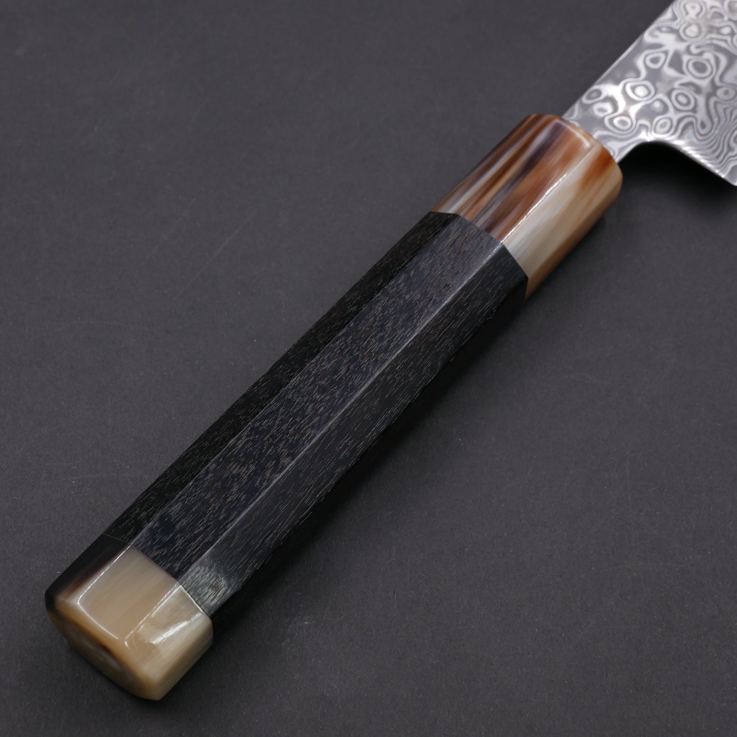 Molybdenum Vanadium Steel 67Layers Damascus Sujihiki Ebony Octagonal Handle