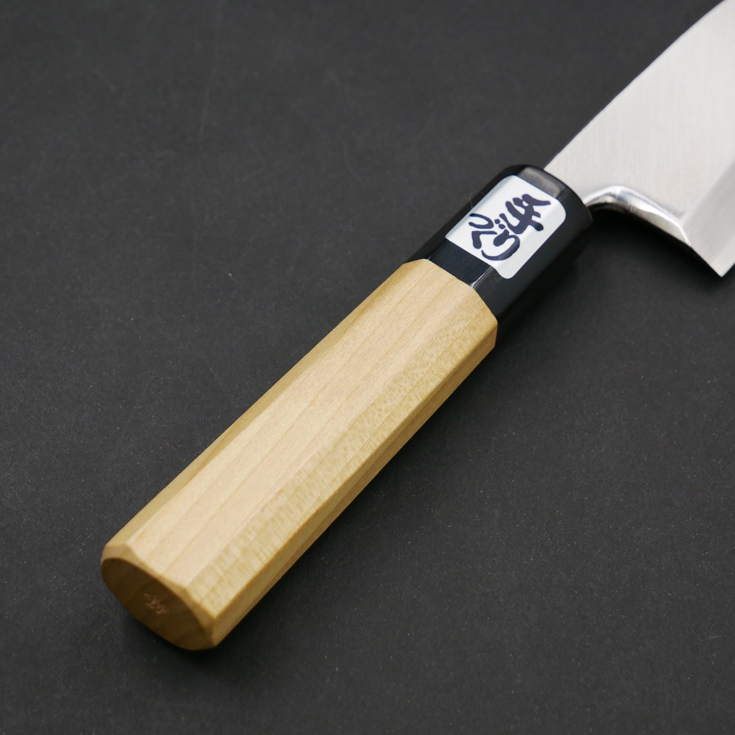 Silver#3 Stainless Steel Small Deba Magnolia Octagonal Handle