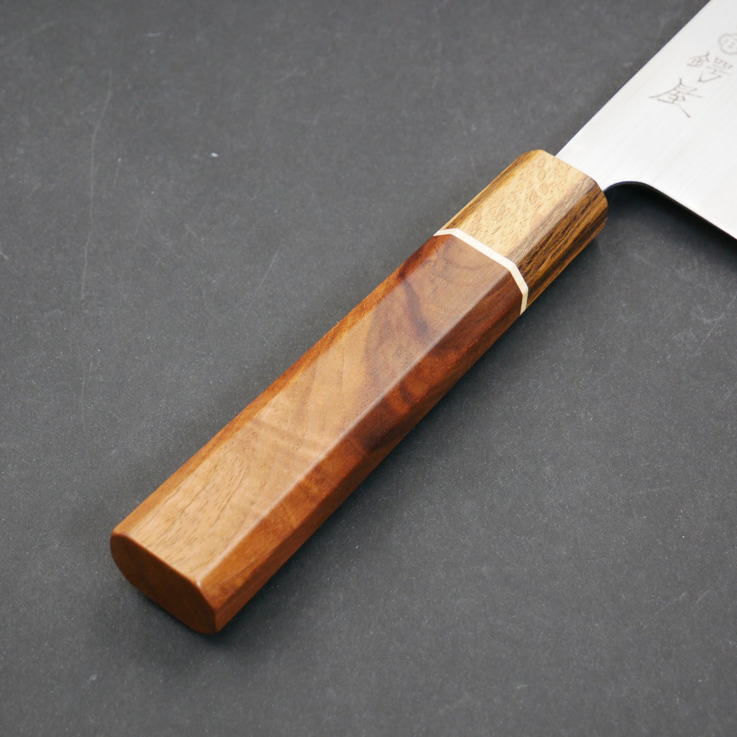 AUS8 Nakiri Walnut Octagonal Handle