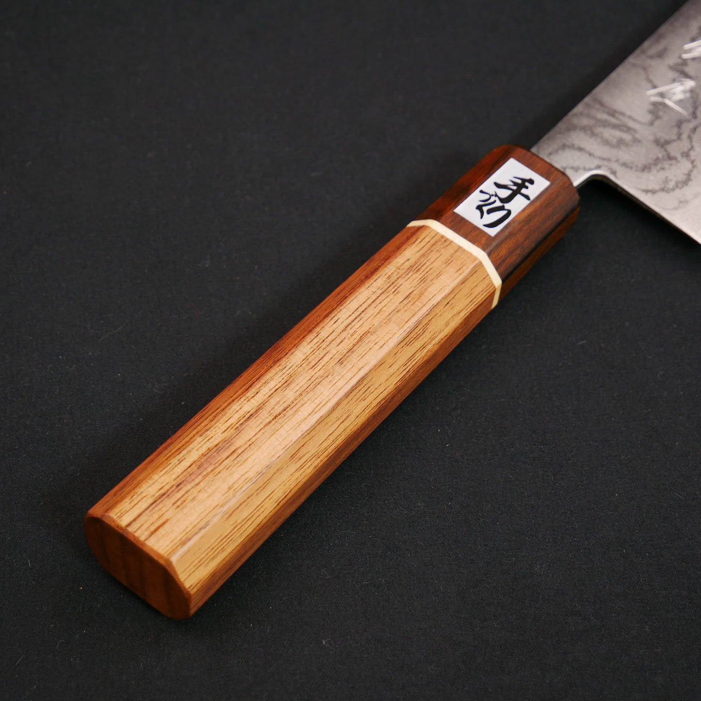 VG10 ダマスカス 切付三徳 ウォールナット八角柄