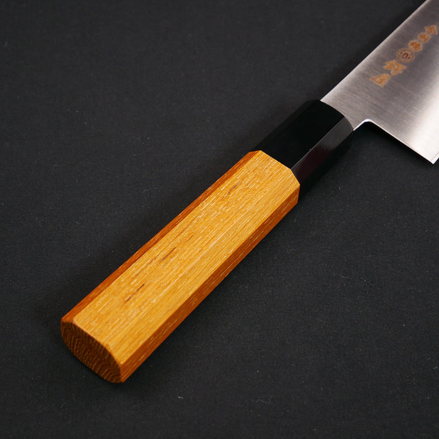 モリブデン鋼 三徳 チーク八角柄