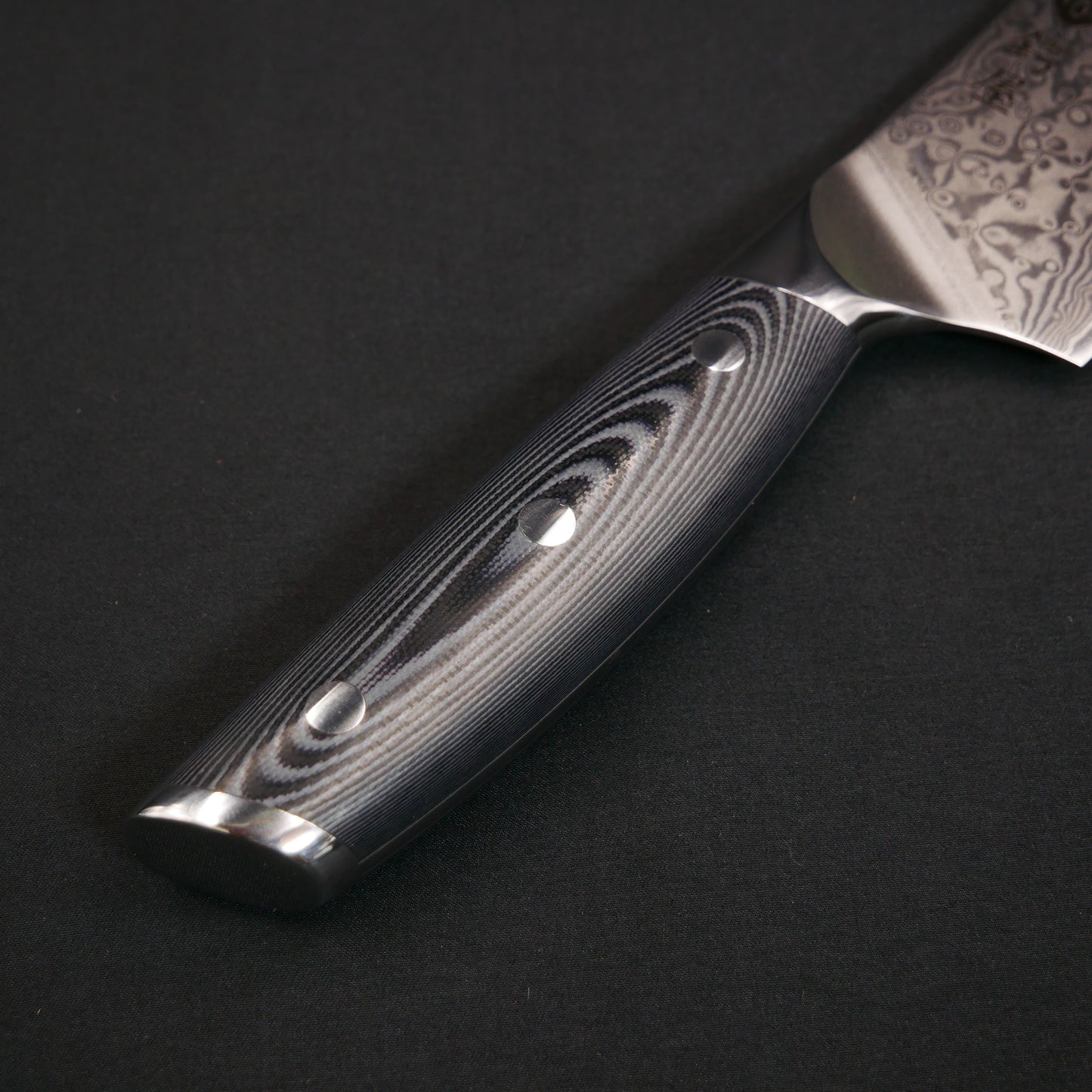 Molybdenum Vanadium Steel 67 Layers Damascus Santoku