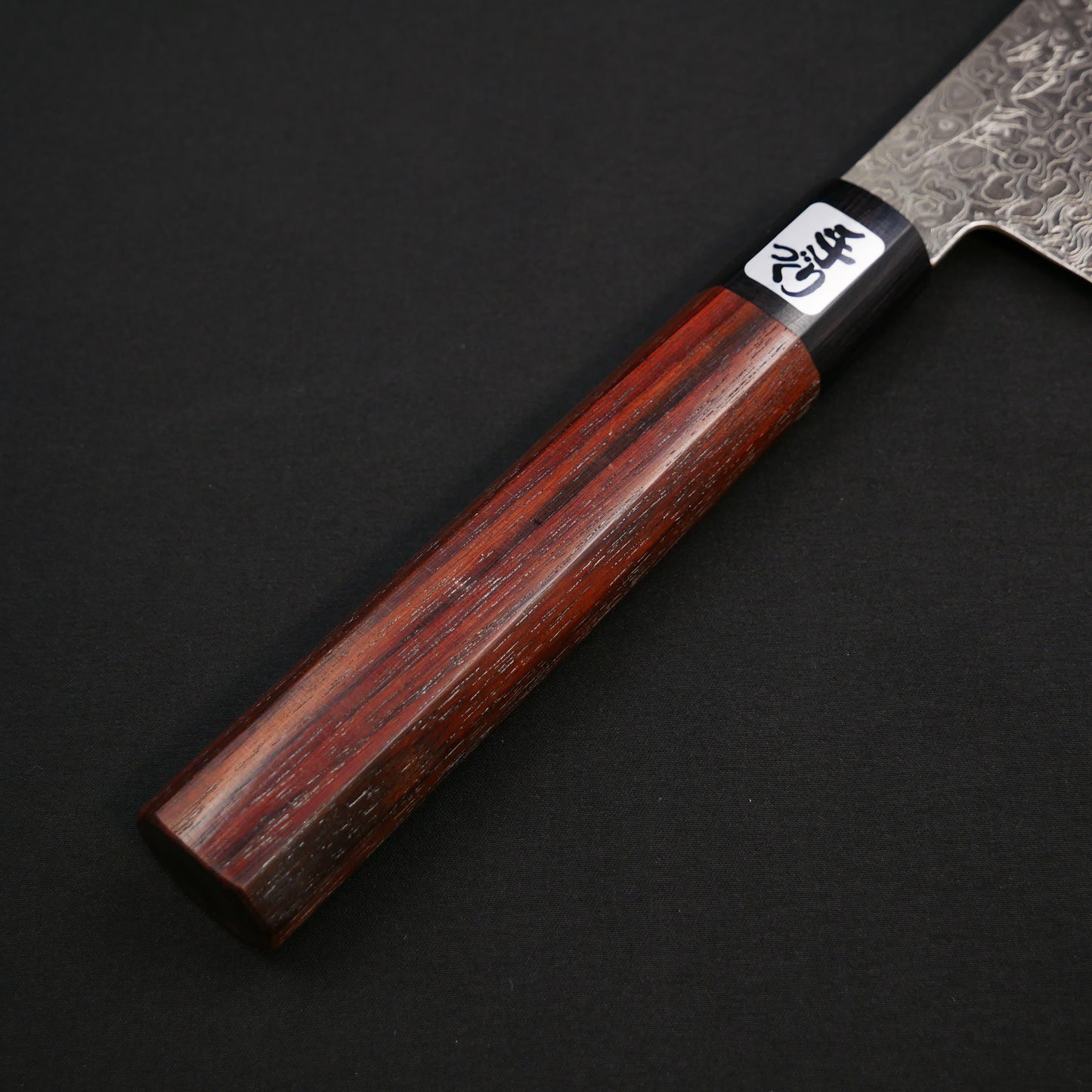 ZA18 ダマスカス 牛刀 紫檀八角柄