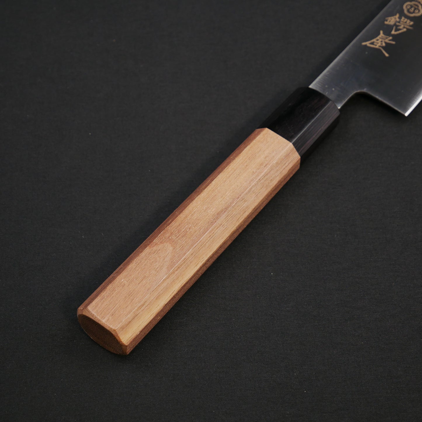 モリブデン鋼 筋引 ウォールナット八角柄