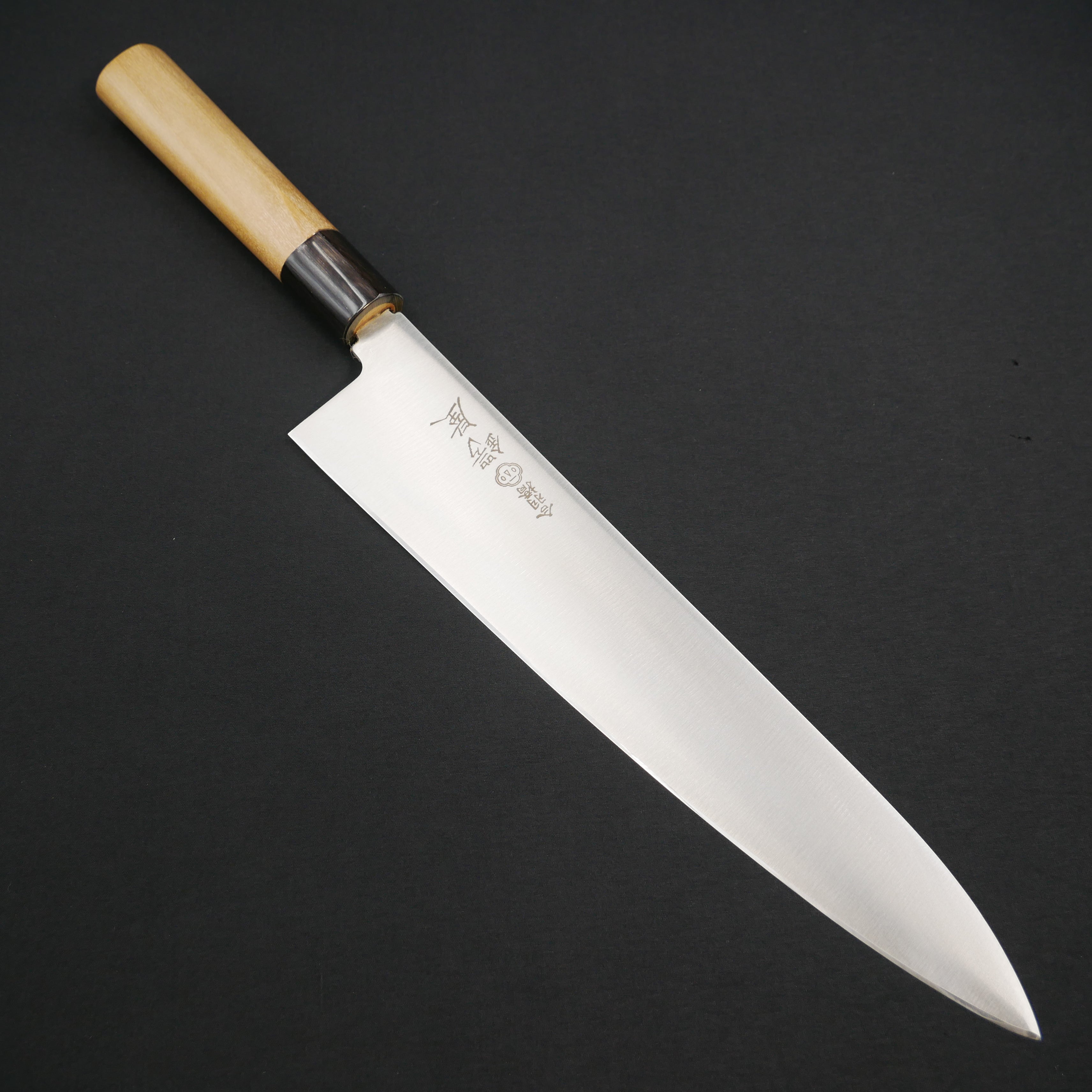 つば屋包丁店 モリブデン鋼 柳刃 朴柄 24cm（未使用） 【公式通販】