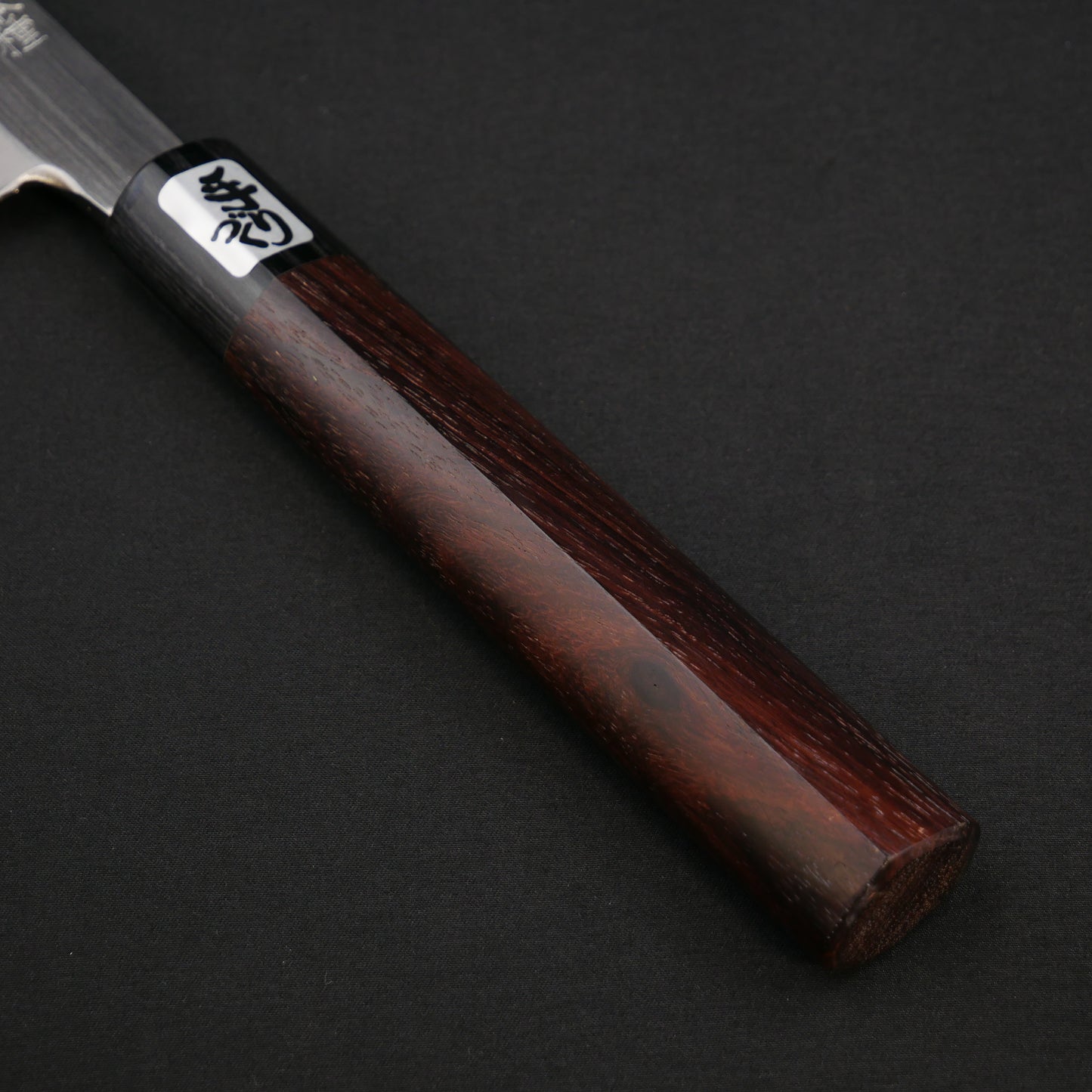 左刃 本種子島 青二鋼 切付柳刃 紫檀柄