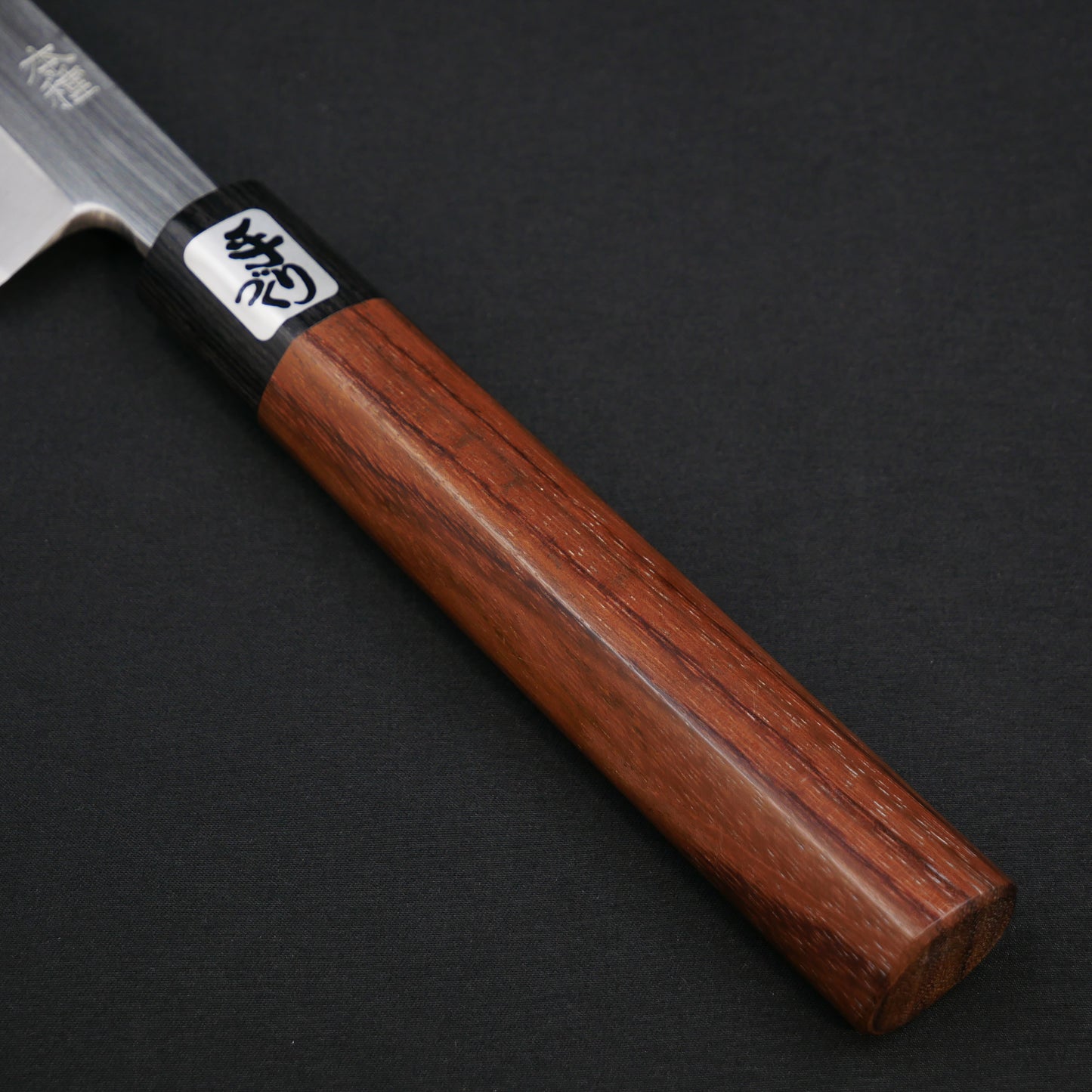 "Tanegashima" Blue#2 Carbon Steel Yanagiba Rosewood Handle (For Left-Handed)