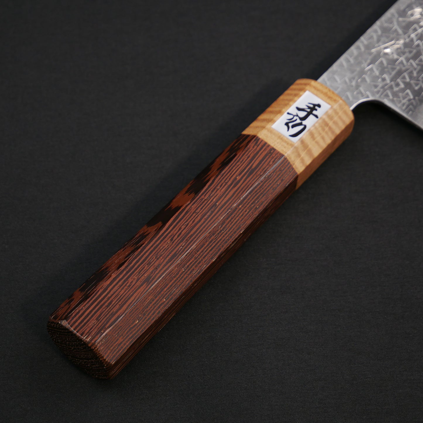 粉末ハイス鋼 鎚目 切付三徳 タガヤサン八角柄