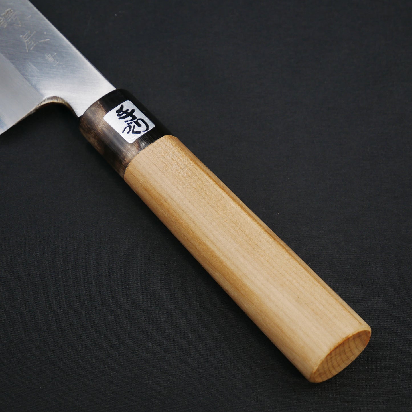 左刃 青二鋼 上仕上 鎌形薄刃 朴柄