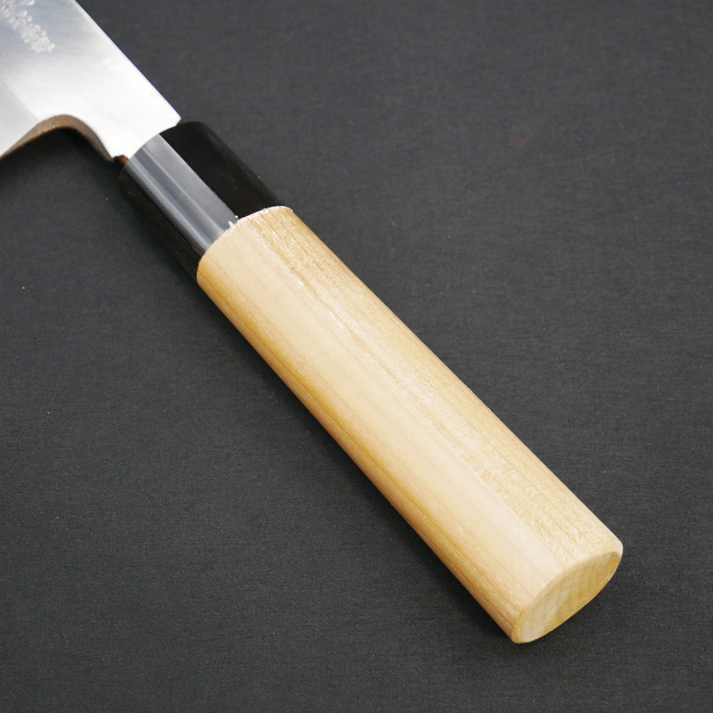 左刃 青二鋼 鎌形薄刃 朴柄