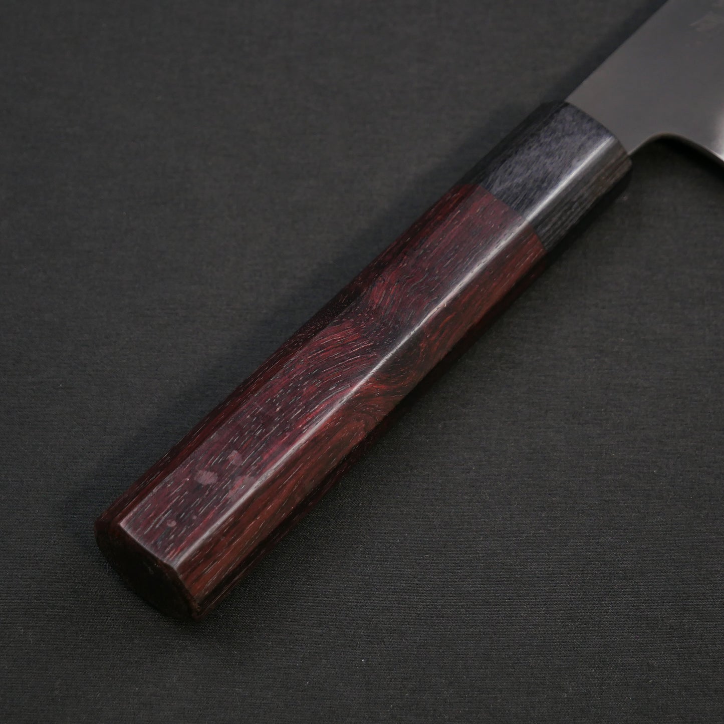 吉田刃物 ZDP189 黒打 切付牛刀 紫檀八角柄
