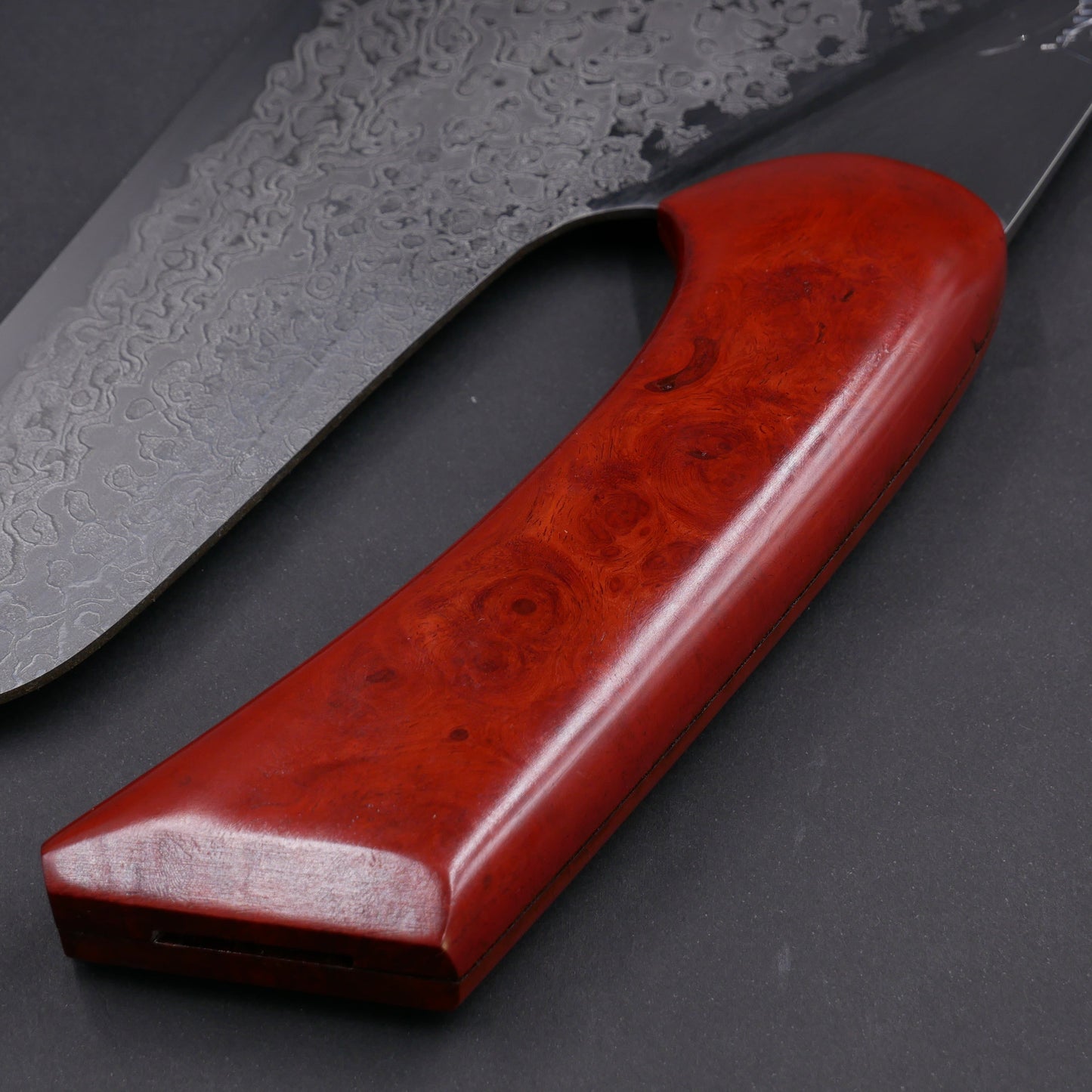 粉末ハイス鋼 ダマスカス そば切 楓漆(輪島)塗