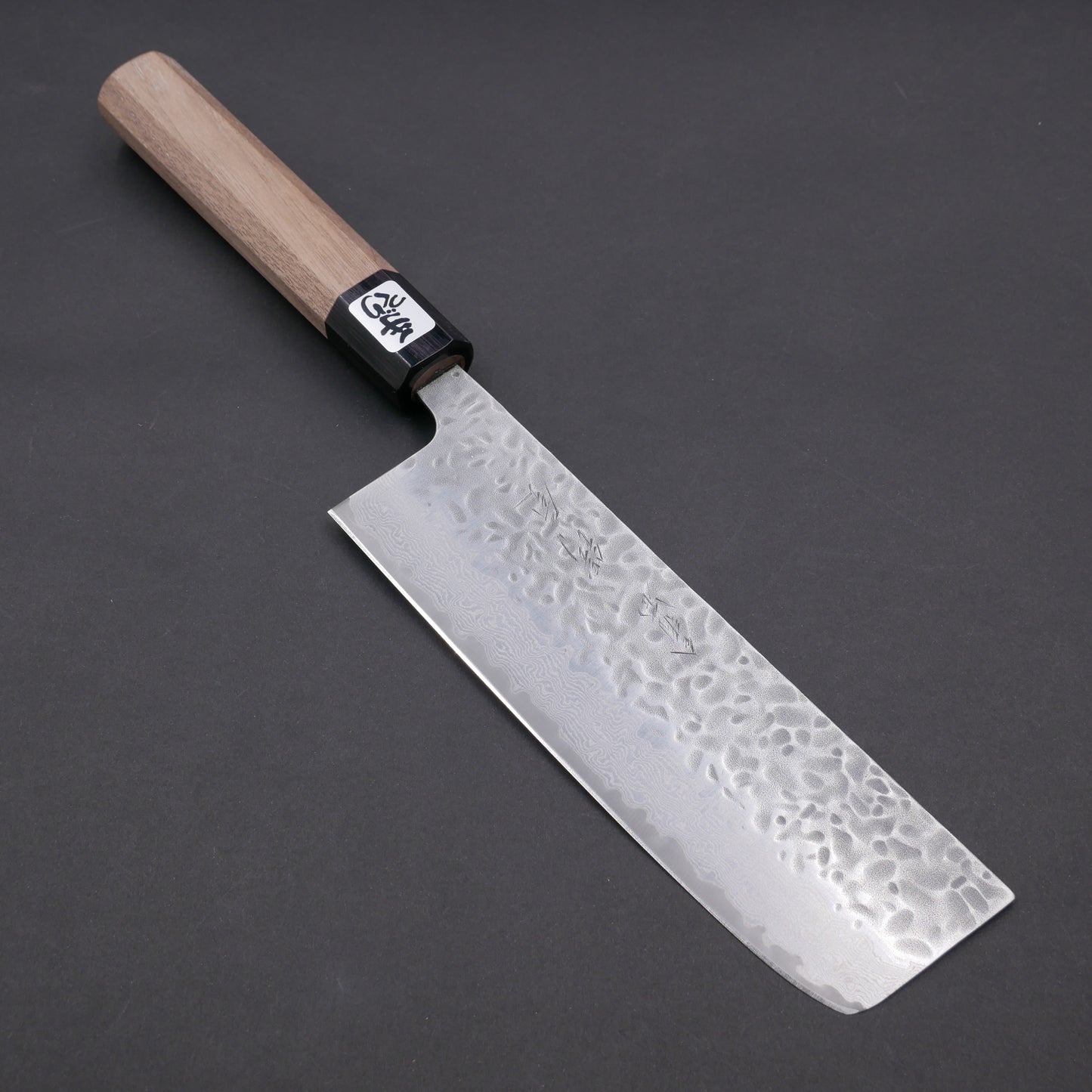 AUS10 Tsuchime Nakiri Walnut Octagonal Handle