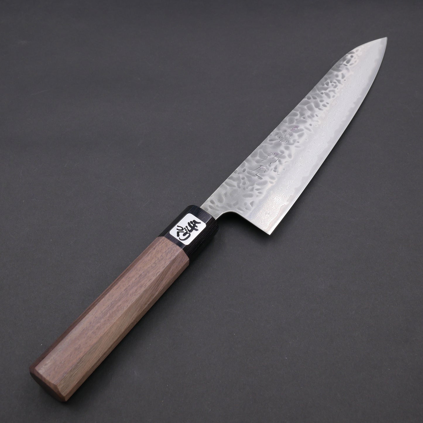 AUS10 Tsuchime Gyuto Walnut Octagonal Handle