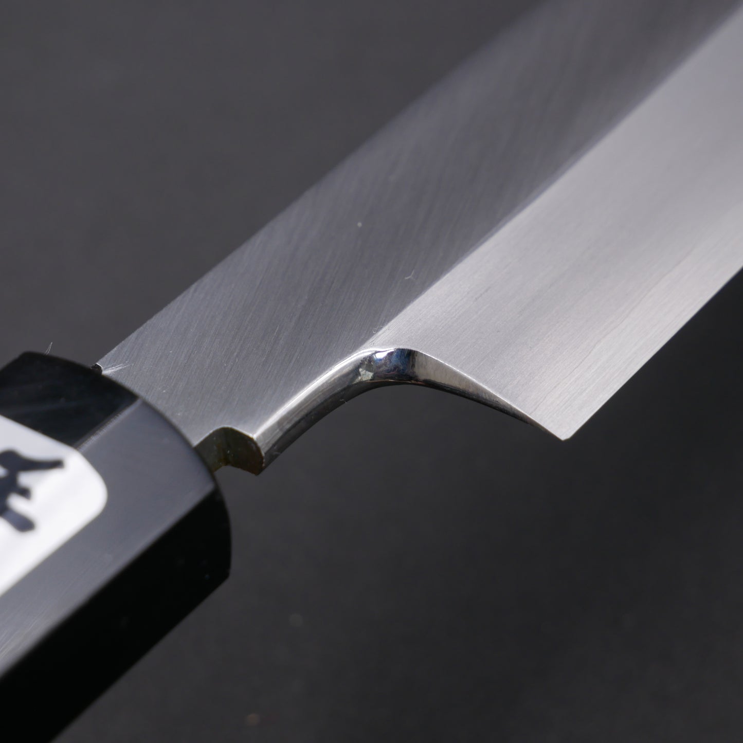 Silver#3 Stainless Steel Fine-Finish Kiritsuke Yanagiba Magnolia Octagonal Handle