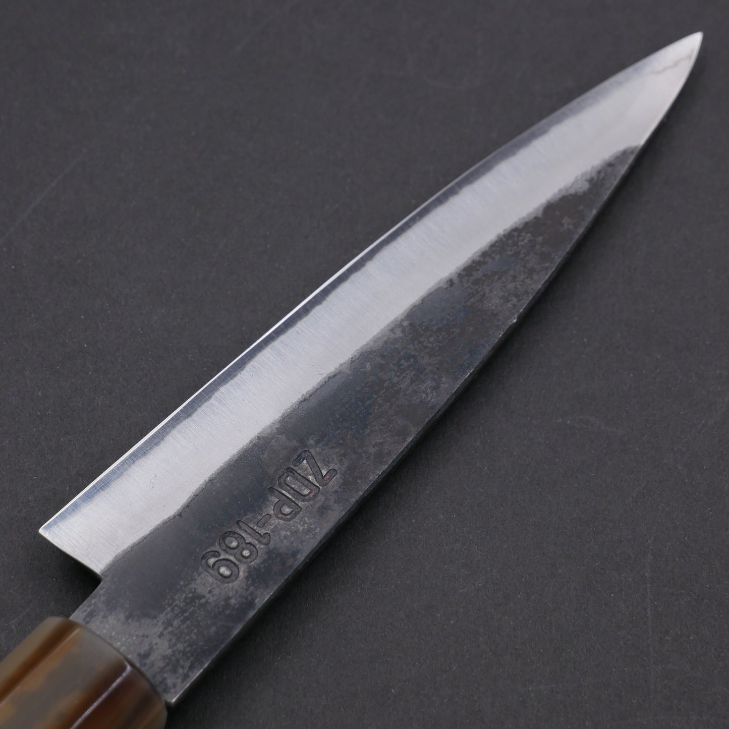 Yoshida Hamono ZDP189 Kurouchi Petty Ebony Octagonal Handle