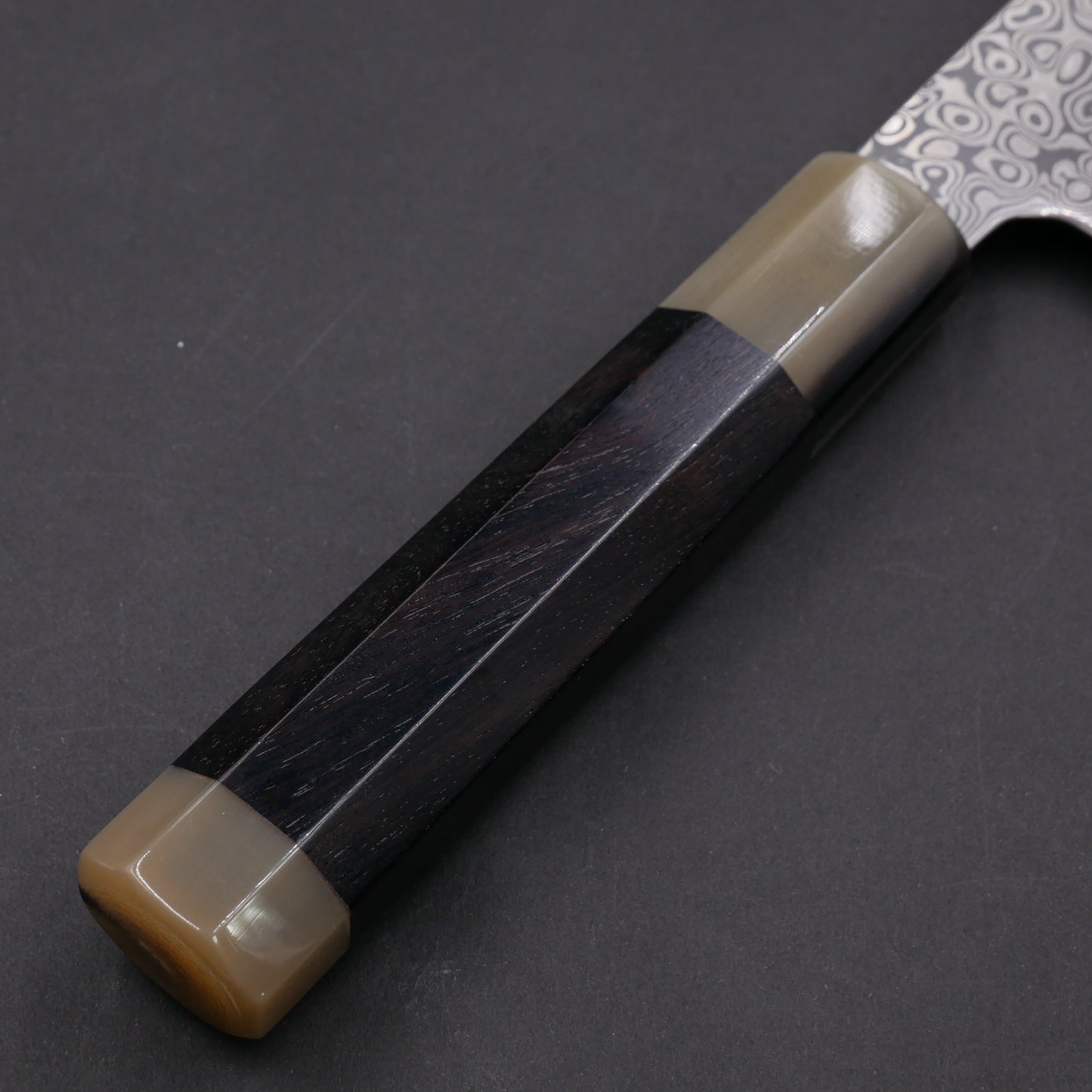 Molybdenum Steel 67Layers Damascus Santoku Ebony Octagonal Handle