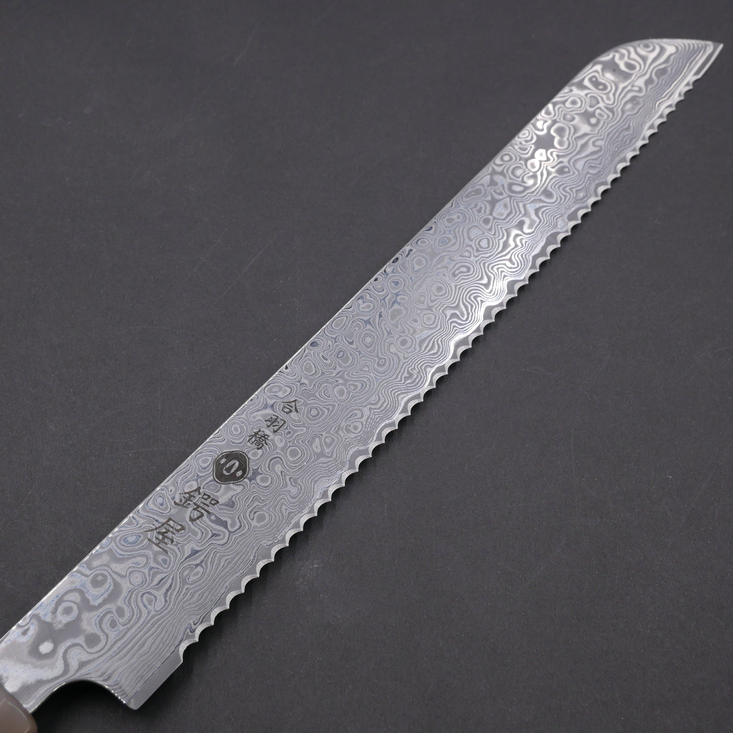 Molybdenum Steel 67Layers Damascus Bread Knife Ebony Octagonal Handle