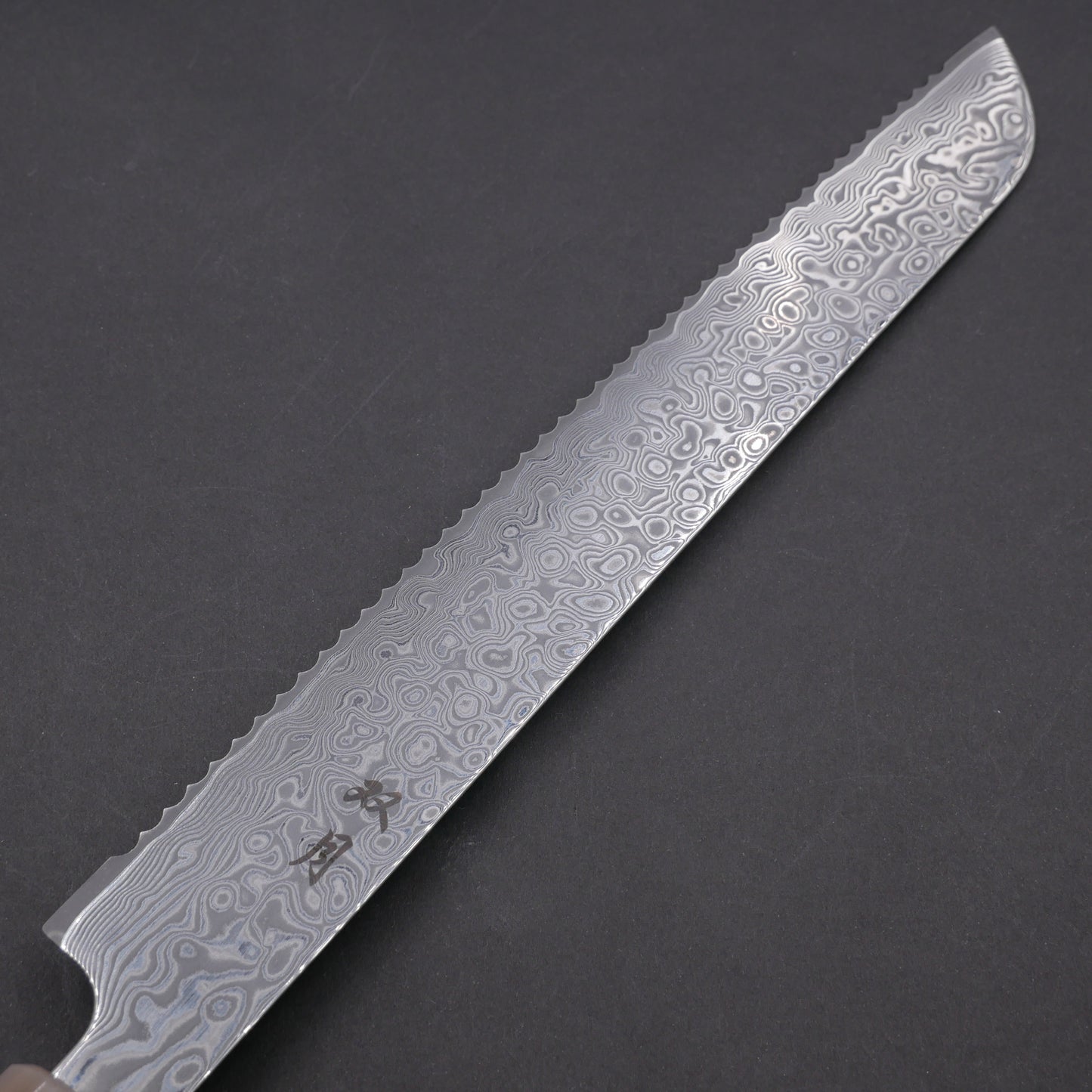 Molybdenum Steel 67Layers Damascus Bread Knife Ebony Octagonal Handle