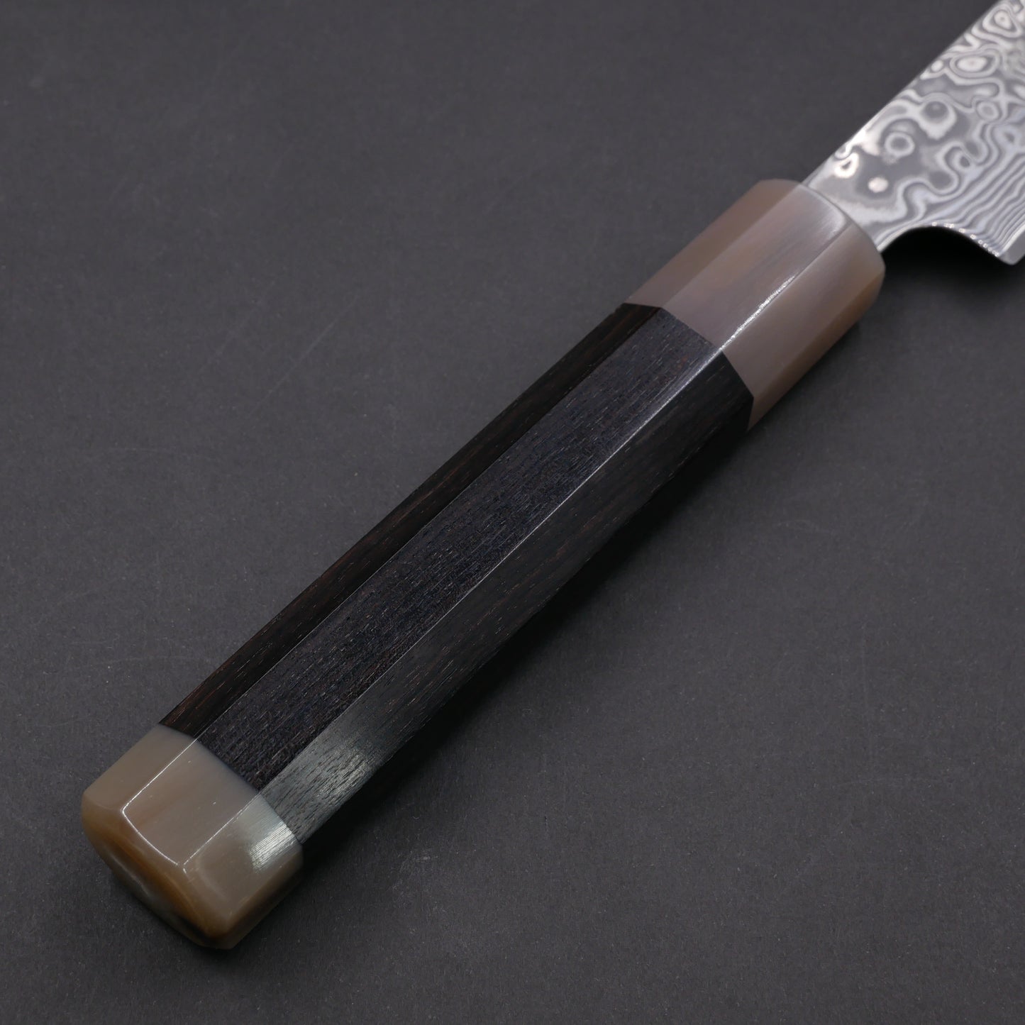 Molybdenum Steel 67Layers Damascus Bread Knife Ebony Octagonal Handle