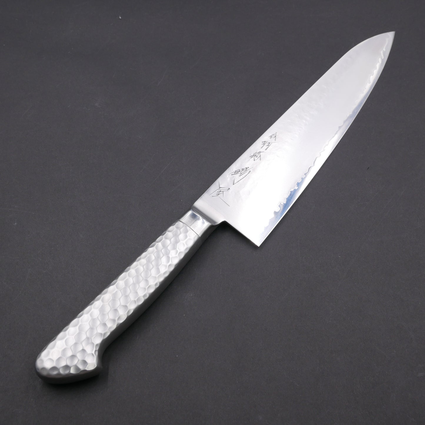 Molybdenum Steel Tsuchime Gyuto Stainless Handle