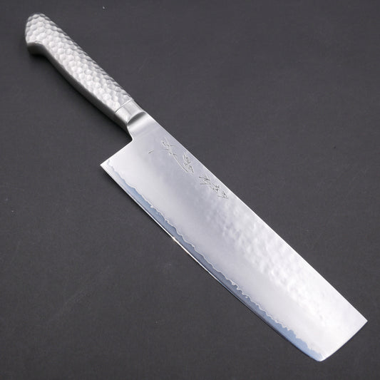 Molybdenum Steel Tsuchime Nakiri Stainless Handle