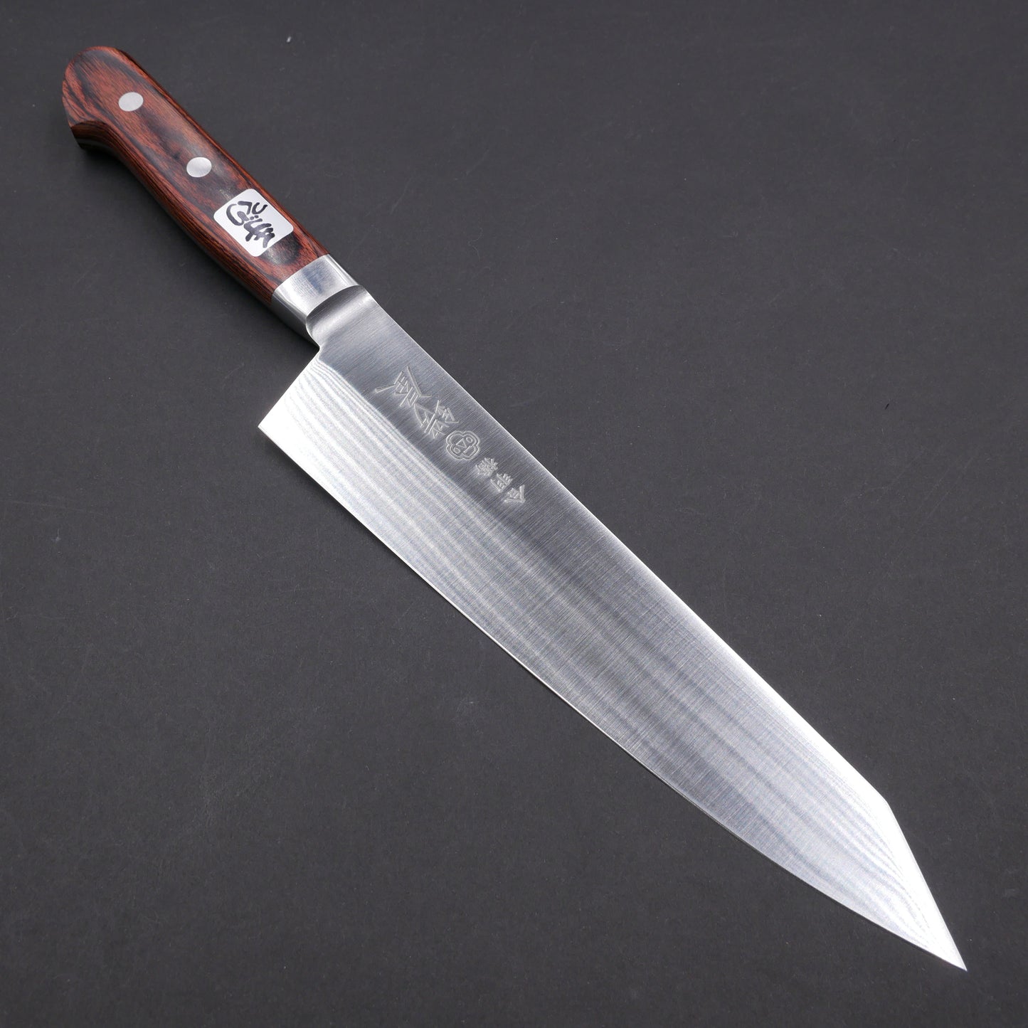 AUS8 Kiritsuke Gyuto Mahogany Handle