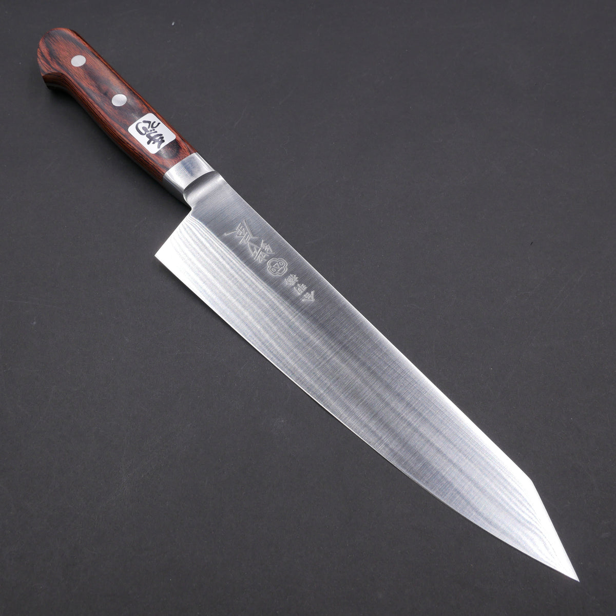 AUS8 切付牛刀 マホガニー柄 – つば屋庖丁店