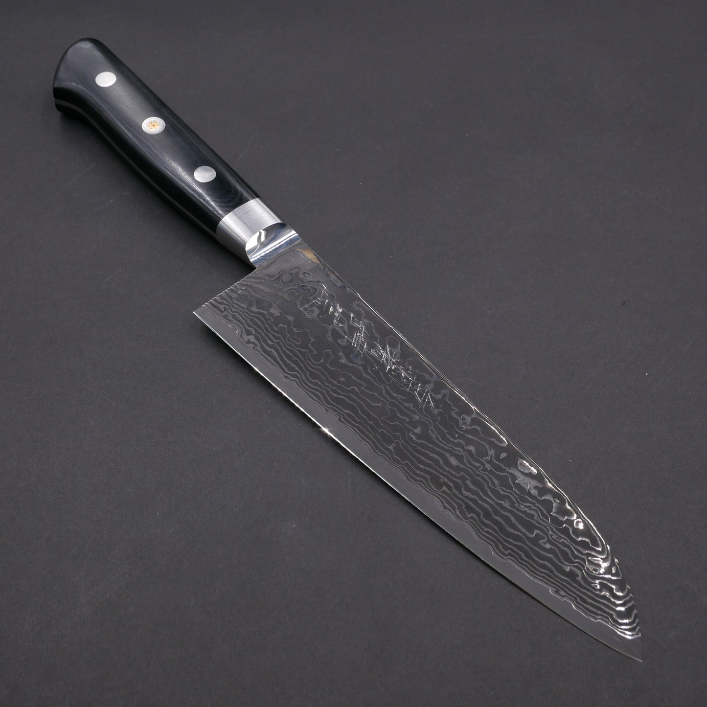 HSS 73 Layers Damascus Santoku Micarta Handle