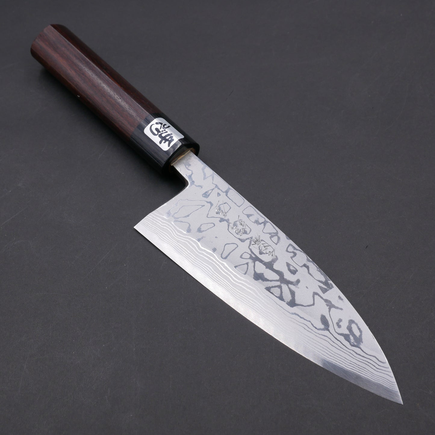 Blue#2 Carbon Steel 35 Layers Deba Rosewood Handle