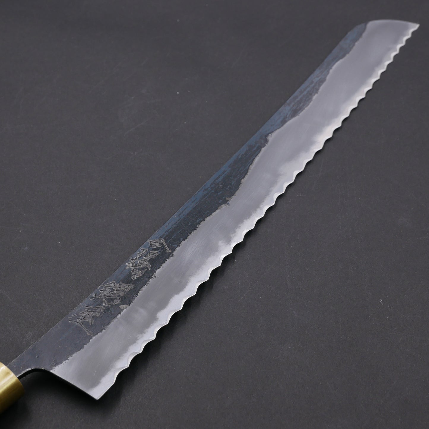 Daitoku Blue#2 Carbon Steel Bread Knife Walnut Handle