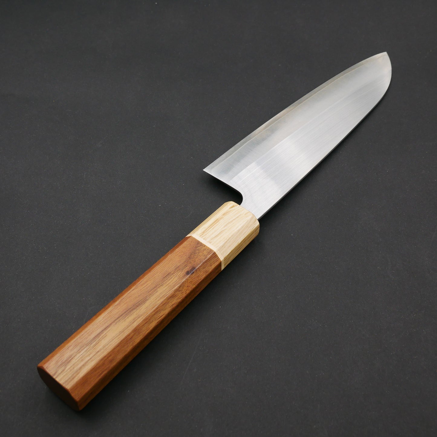 HSS Santoku Walnut Octagonal Handle