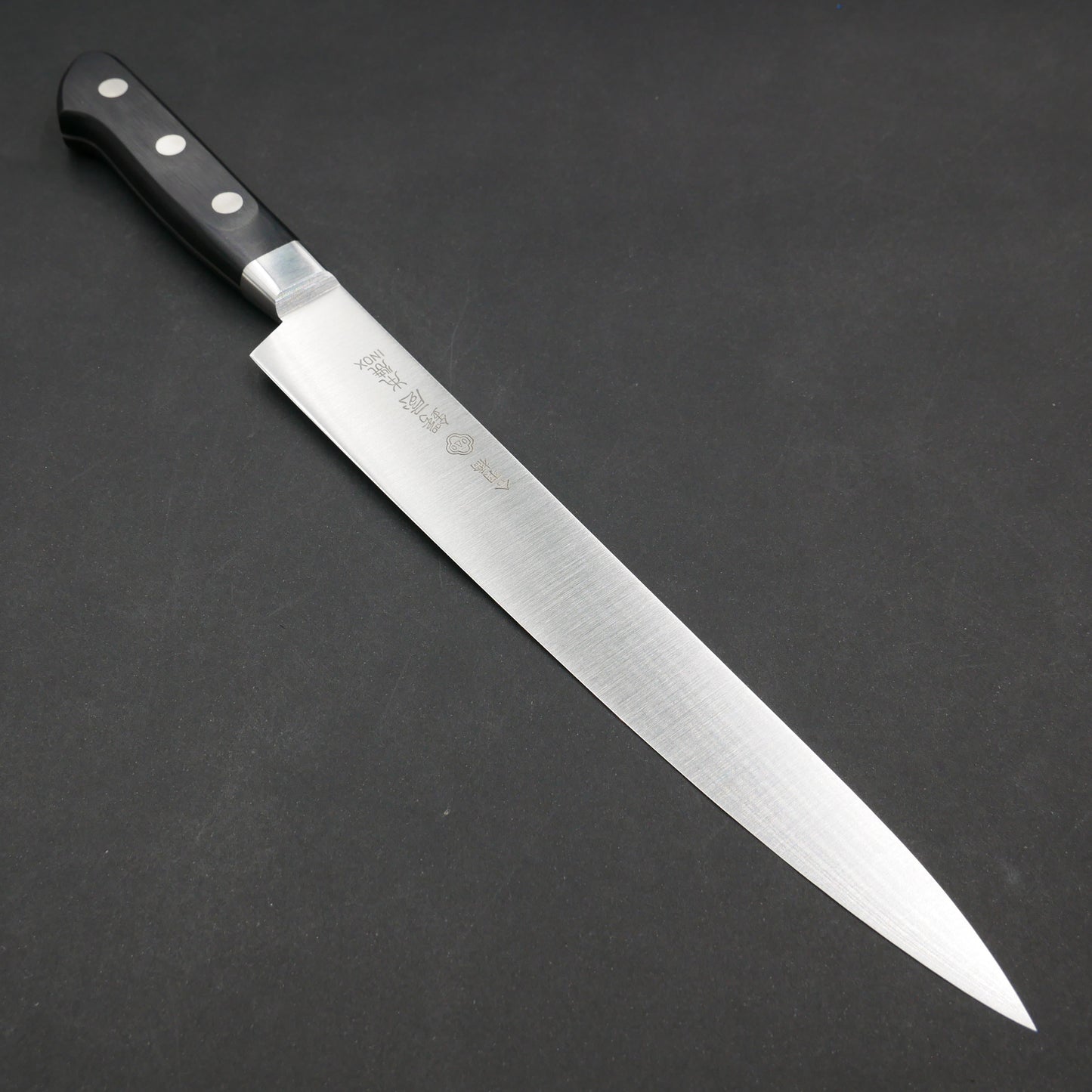 Honyaki INOX Sujihiki - Narrow Blade