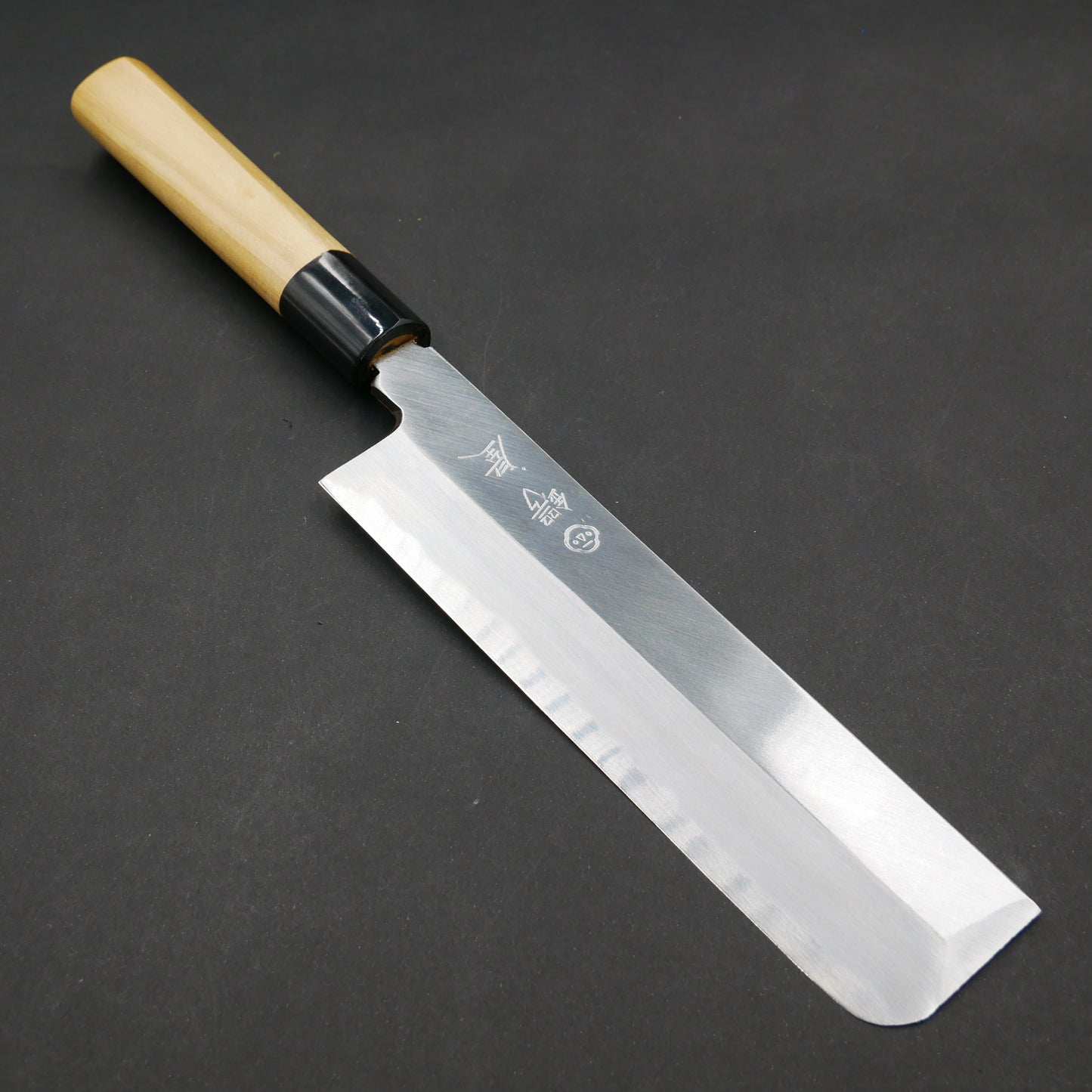 White#2 Carbon Steel Usuba Magnolia Handle