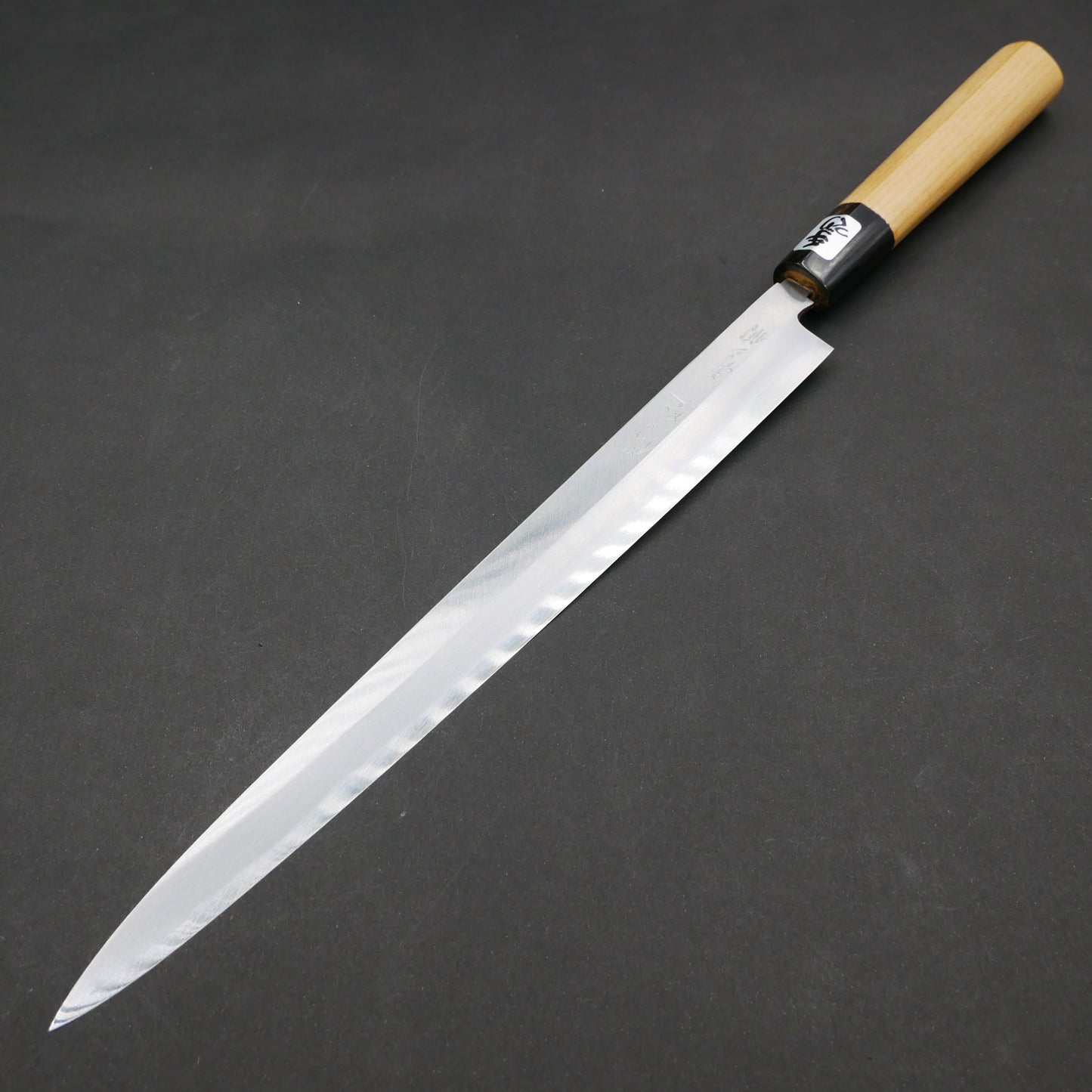 Blue#2 Carbon Steel Fine-Finish Fuguhiki Magnolia Handle (For Left-Handed)