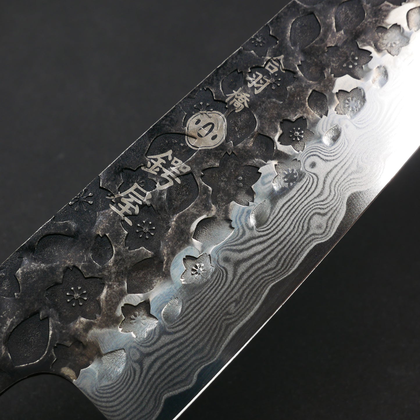 KAKI KNIVES Cobalt Alloy Steel 67Layers Sakura Kurouchi Bunka Satine Octagonal Handle