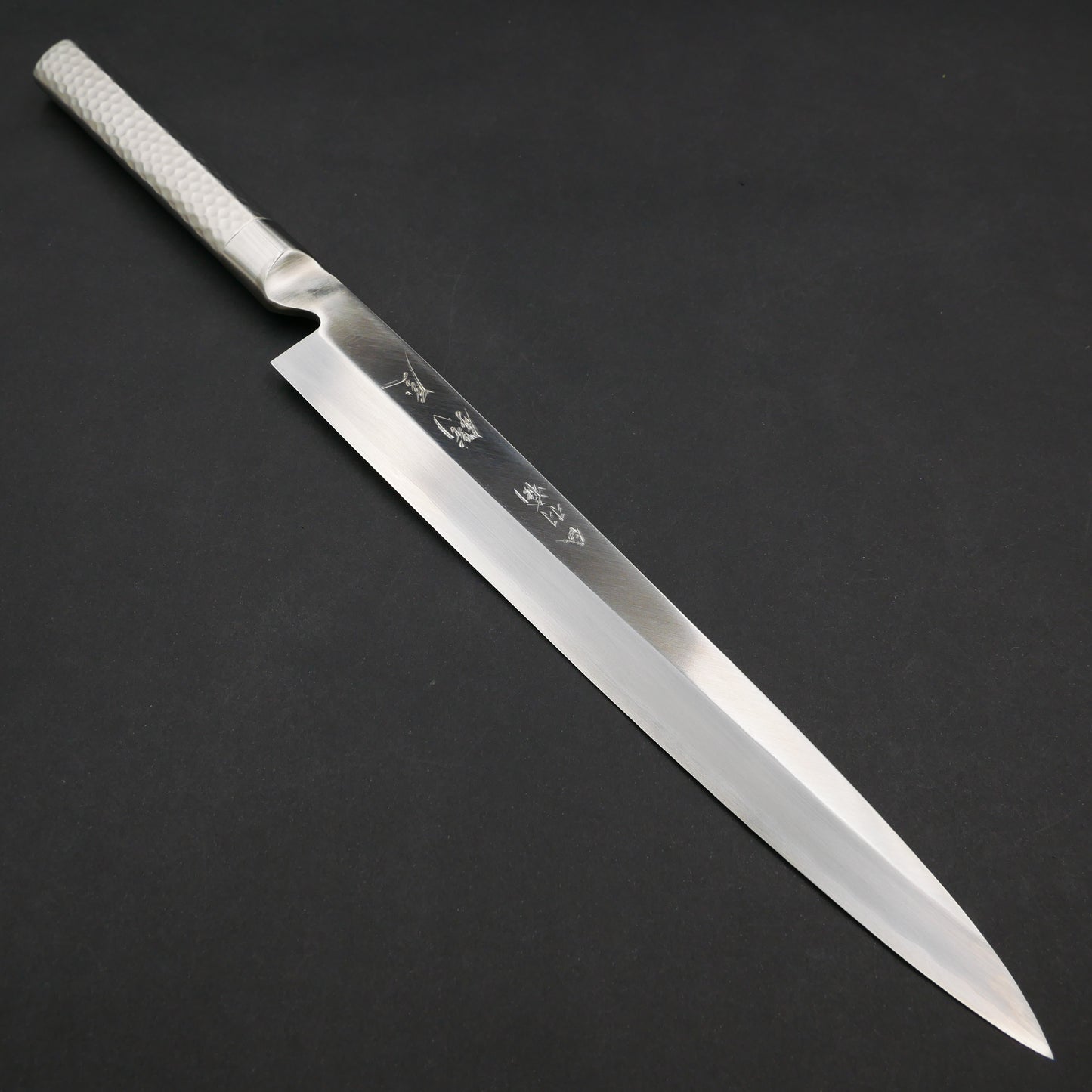 Silver#3 Stainless Steel Yanagiba Stainless Steel Handle