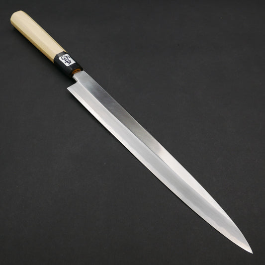 Silver#3 Stainless Steel Yanagiba Magnolia Octagonal Handle