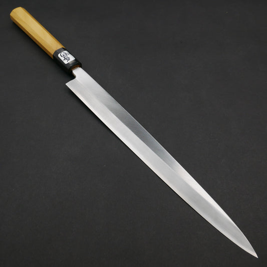 Silver#3 Stainless Steel Fuguhiki Magnolia Octagonal Handle