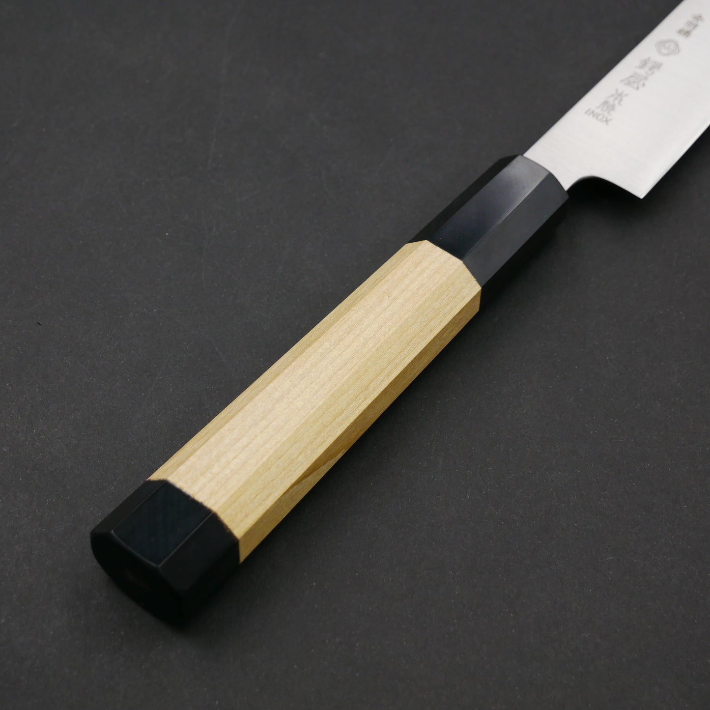 Honyaki INOX Petty Magnolia Octagonal Handle