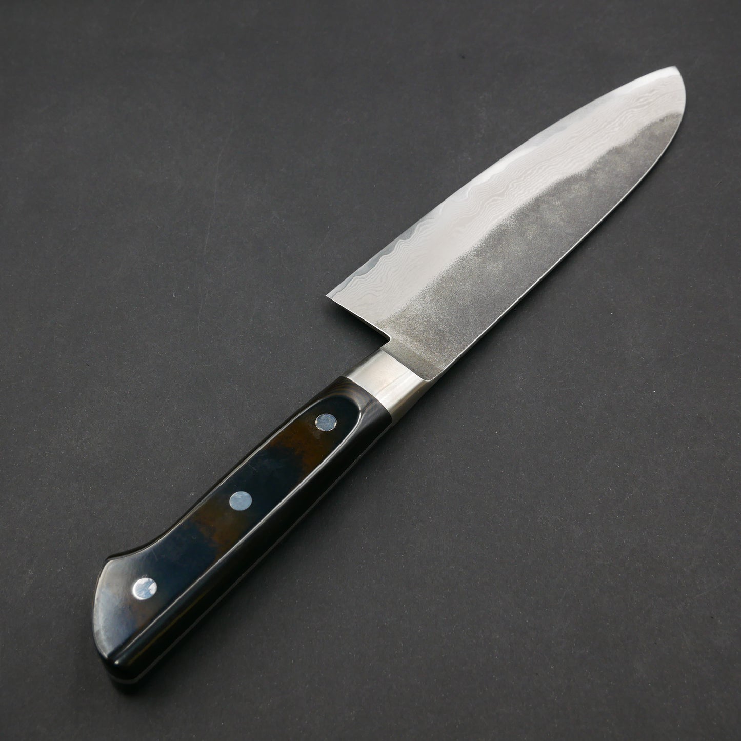 VG10 Kurouchi Multilayer Santoku Micarta Handle