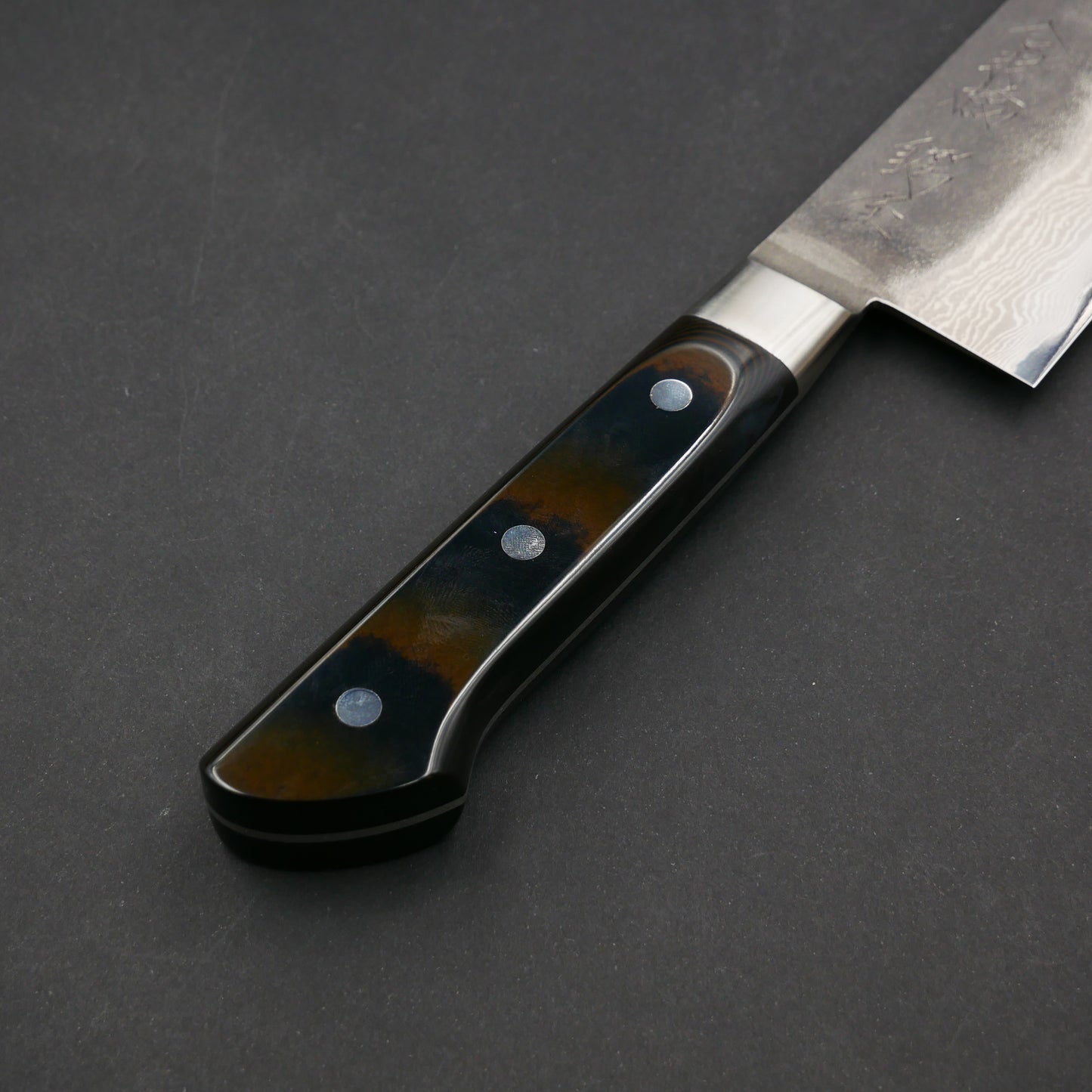 VG10 Kurouchi Multilayer Santoku Micarta Handle