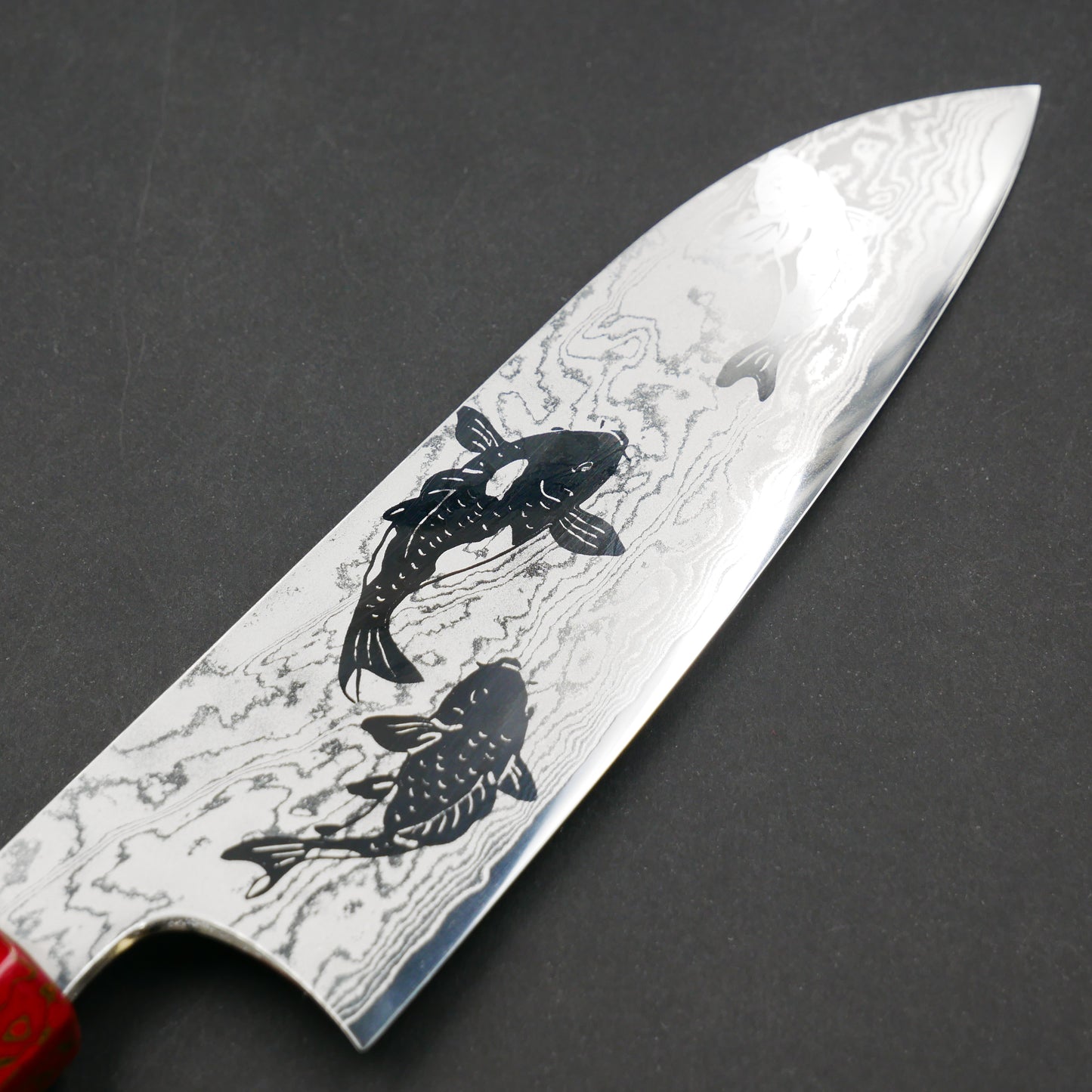 Nishiki-Goi VG10 Santoku Urushi Octagonal Handle