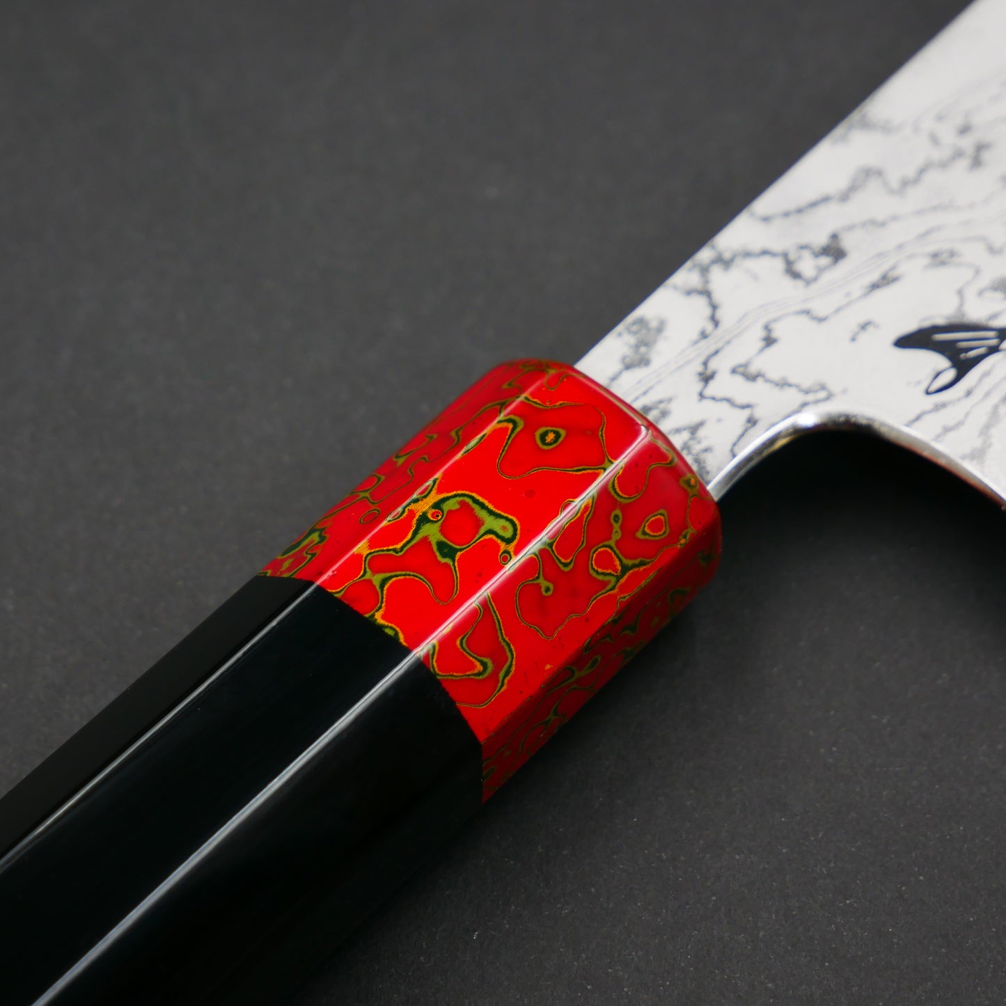 Nishiki-Goi VG10 Santoku Urushi Octagonal Handle