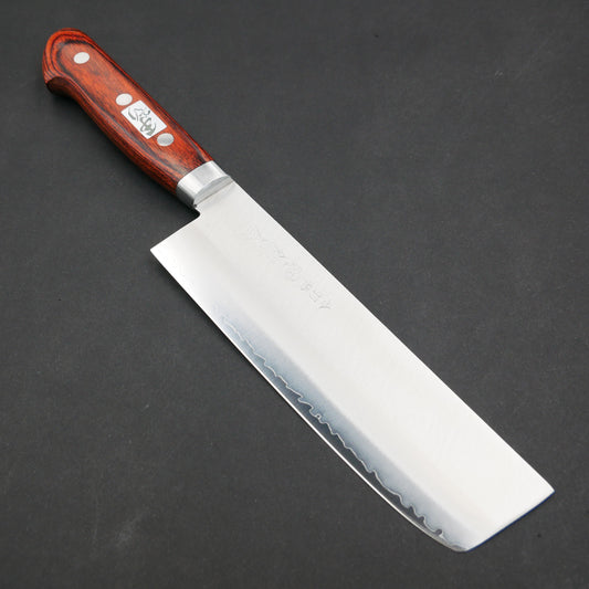 Swedish Steel Nakiri Mahogany Handle