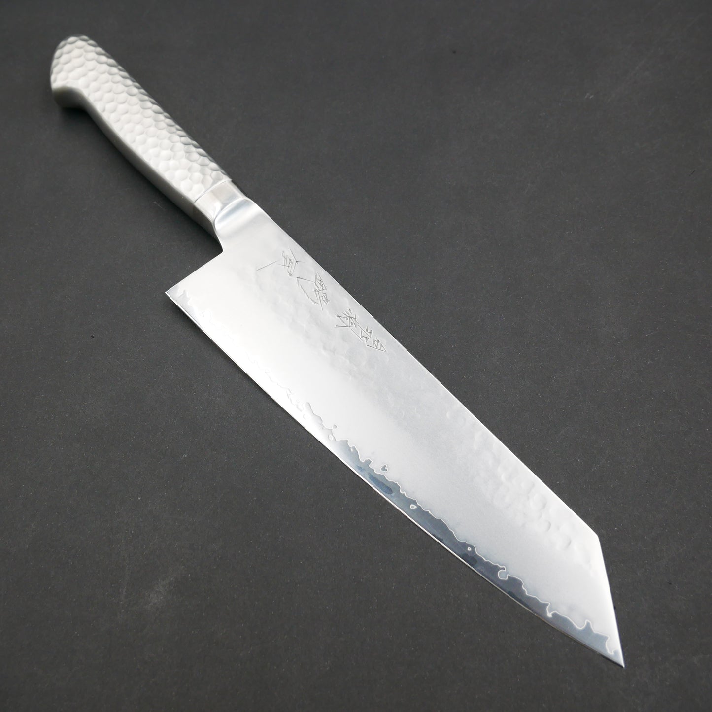 Molybdenum Steel Tsuchime Kiritsuke Gyuto Stainless Handle