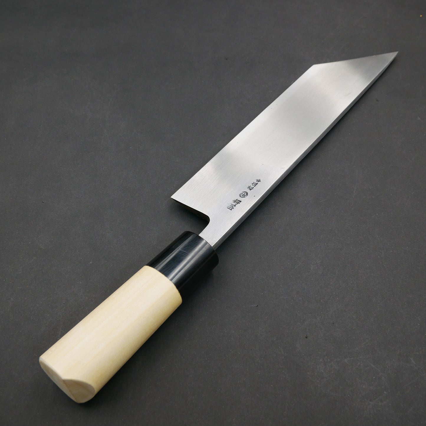 White#2 Carbon Steel EdoSaki Magnolia Handle