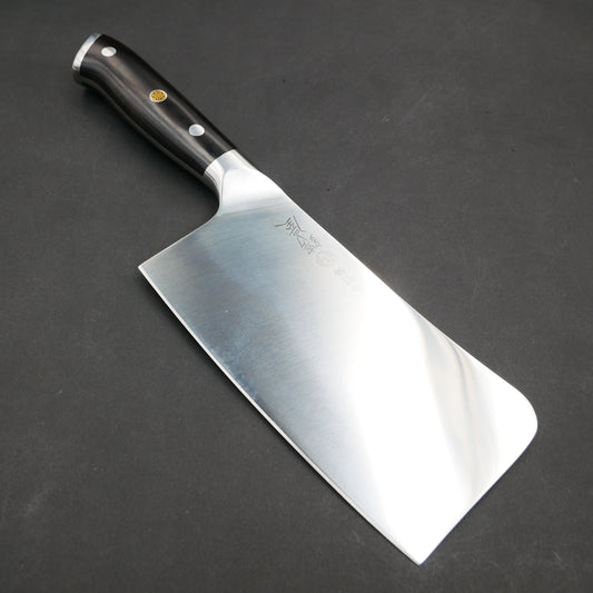 Molybdenum Steel Cleaver Ebony Handle