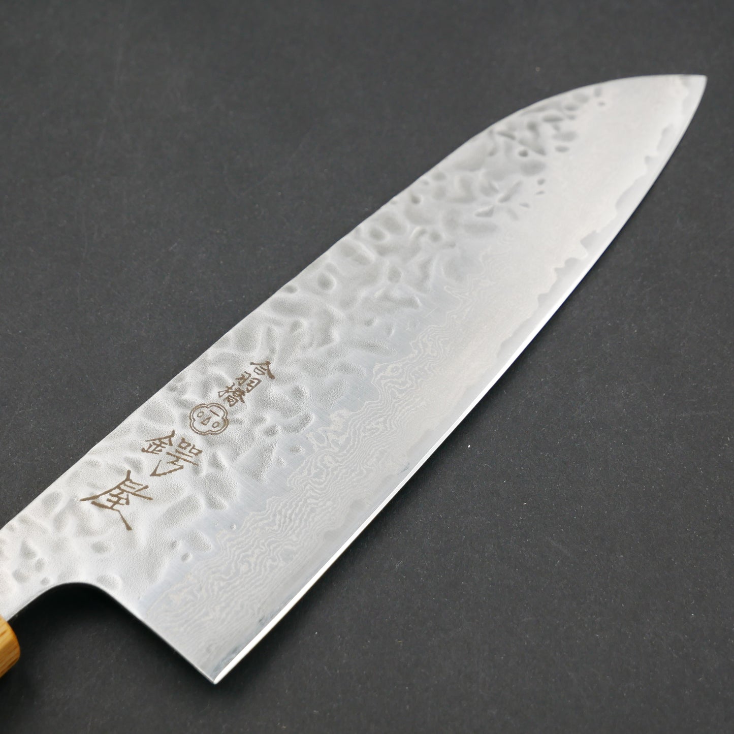 AUS10 Tsuchime Santoku Walnut Octagonal Handle